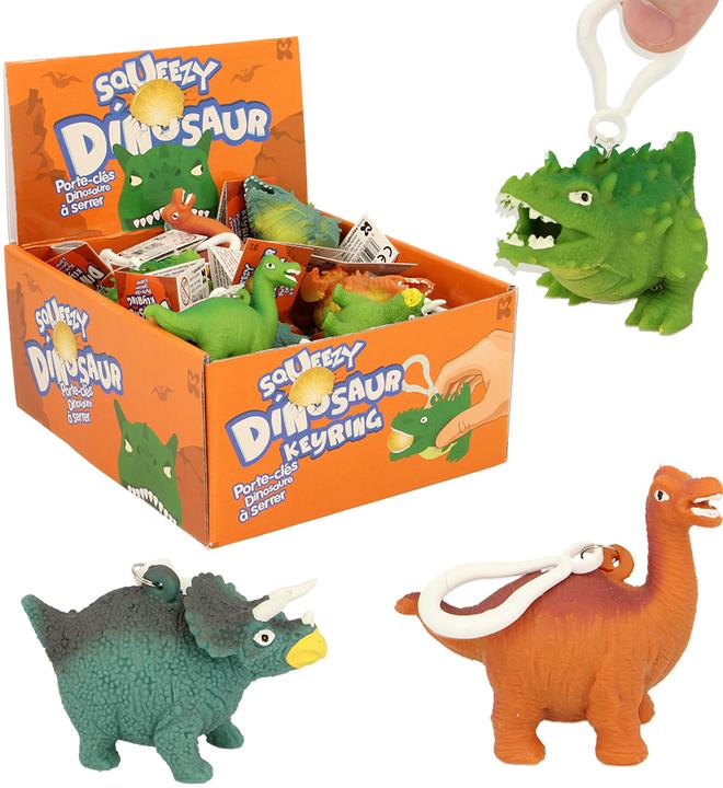 Produktbild Roost Schlüsselanhänger NV378 Quetsch Dino (assortiert)