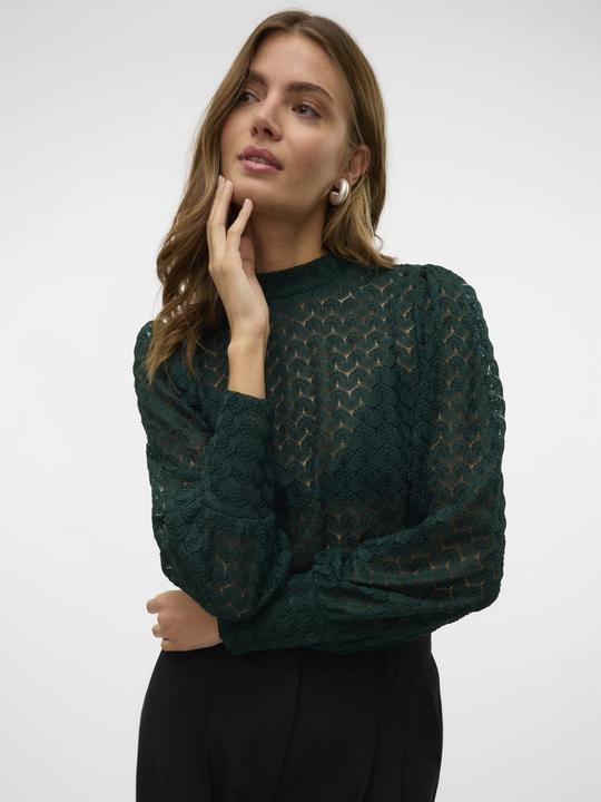 Produktbild Vero Moda Vmbecca Ls High Neck Lace Top Jrs Noos (M)