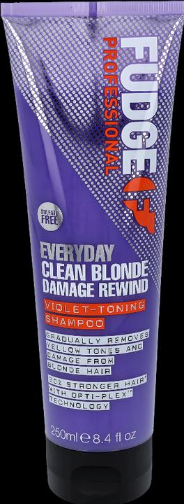 Fudge Clean Blonde Damage Rewind Violet Shampoo (250 ml, Flüssiges Shampoo)