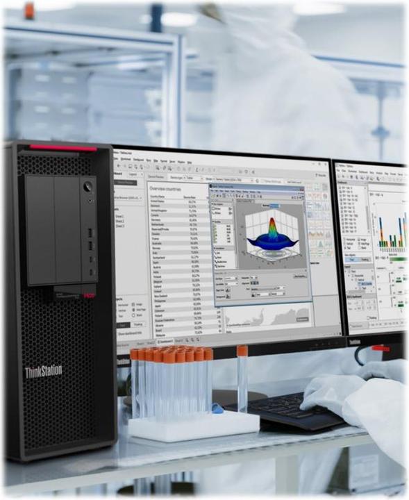 Actual product image Lenovo ThinkStation P620 (AMD Ryzen Threadripper PRO 5965WX, 64 GB, 1000 GB)