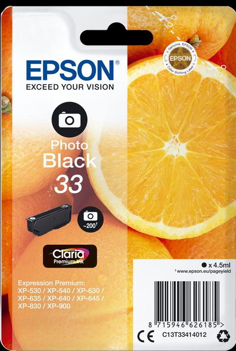 Epson 33 Claria Premium (PBK)