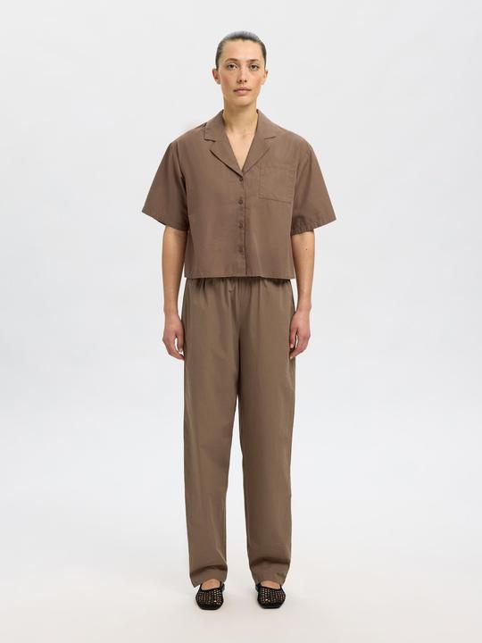 Image du produit Selected Femme Kurzarm Crop-Bluse (42)