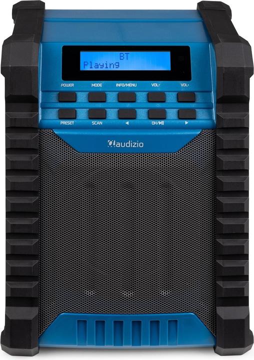 Actual product image Audizio Baustellenradio Temi Blau, Radio Tuner: FM, DAB+ (FM, DAB+, Bluetooth)