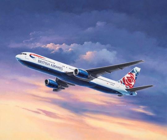 Image du produit Revell 03862 RV 1:144 Boeing 767-300ER British Airways Chelsea Rose Kit de maquette d'avion 1:144