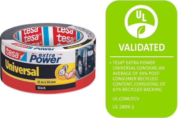 Actual product image tesa EXTRA POWER UNIVERSAL fabric tape (50 mm)