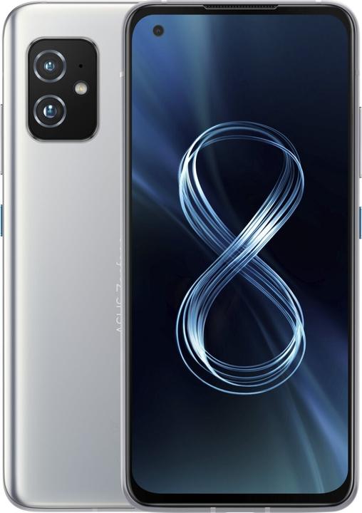 ASUS Zenfone 8 (16GB) (256 GB, Horizon Silver, 5.92", Dual SIM, 64 Mpx, 5G)