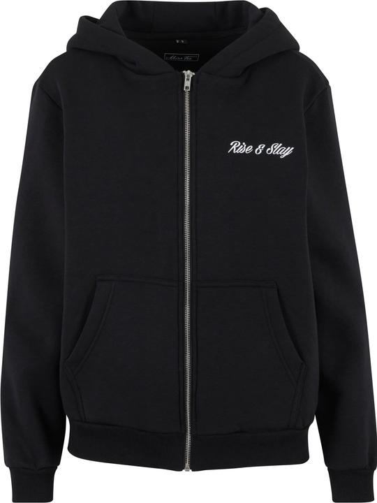 Miss Tee Rise & Slay Ladies Fluffy Zip Hoody - 185291