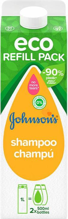 Immagine prodotto Johnsons Johnson's Eco Refill Pack Baby Champú Original 1000ml (1000 ml, Shampoo liquido)