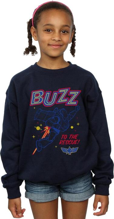 Actual product image Disney Girls Toy Story 4 Buzz To The Rescue Sweatshirt (140, 146)
