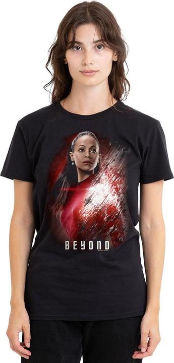 Actual product image Star Trek Beyond Unisex Adult Uhura Poster T-Shirt (XL)