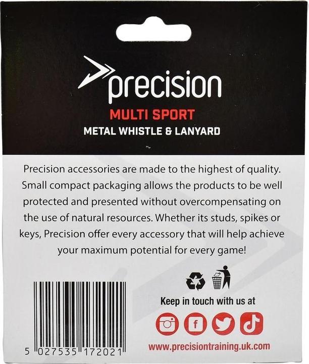 Immagine prodotto Precision Fischietto in metallo e cordino