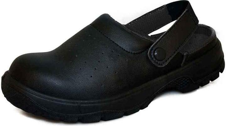 Actual product image Comfort Grip Unisex Adult Press Stud Strap Clogs (47)