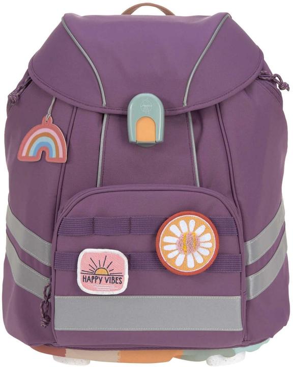 Lässig Schulthek-Set Unique 7-teilig, Purple (19 l)