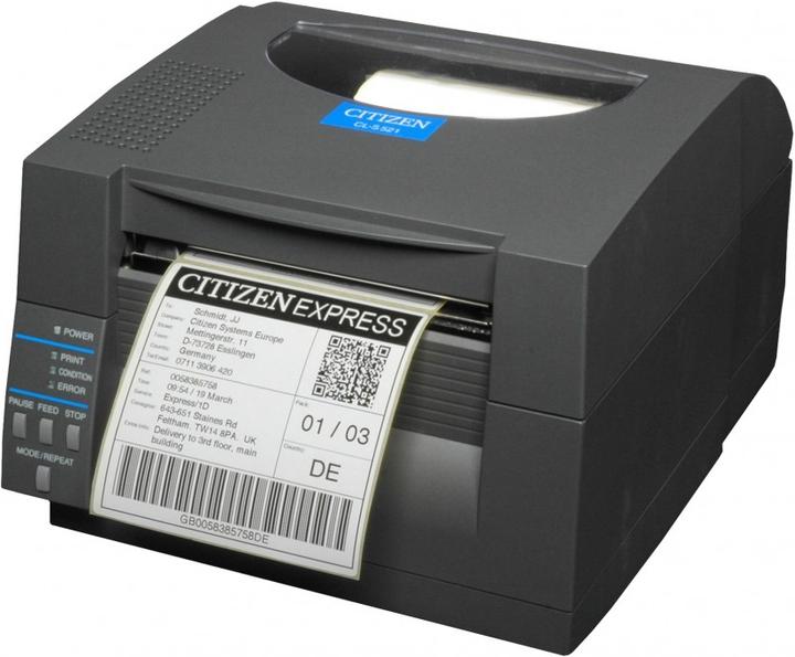 Immagine prodotto Citizen CL-S521II stampante di etichette termica diretta 203 x 203 DPI cablata (W125657208) (203 dpi)