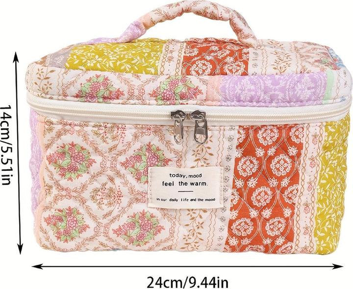 Produktbild Only-Bags.Store Kosmetiktasche aus Baumwolle mit grossem Fassungsvermögen -, nicht wasserdicht, geruchsneutraler