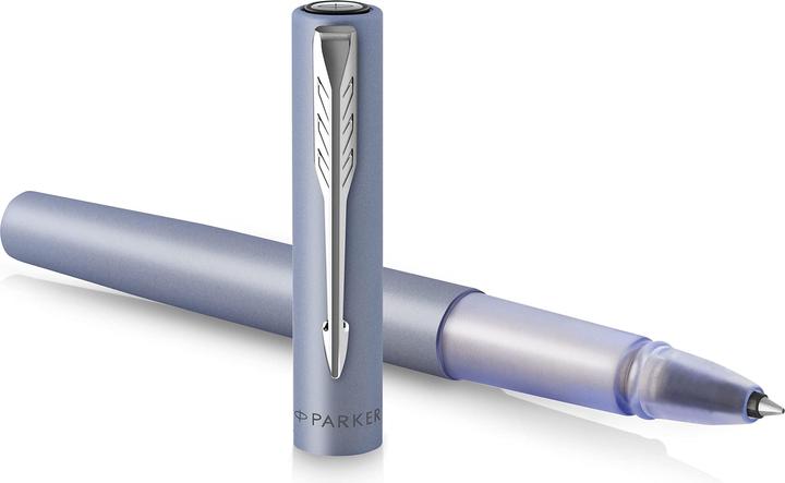 Produktbild Parker Pen Roller Vector XL Metallic C.C F (Silber-Blau, 1 x)
