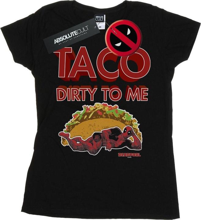 Immagine prodotto Deadpool Taco Dirty To Me Maglietta Donna (XL)