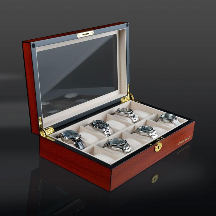 Image du produit Designhütte Montres box Auckland 12 - cerise