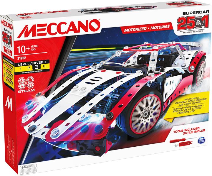 Actual product image Meccano 25 Multimodell Supercar
