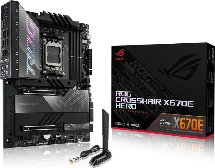 Immagine prodotto ASUS ROG Crosshair X670E Hero (AM5, AMD X670E, ATX)