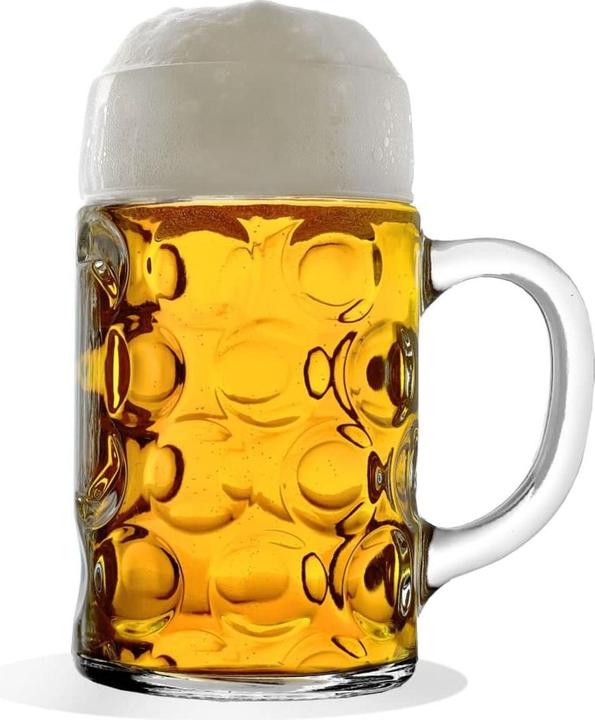Produktbild Ich-zapfe Bierglas, Bierkrug 6er Set, ISAR - 1 Liter (1 l, 1 x)