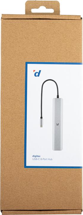 Image du produit Digitec Hub USB-C 8 ports (USB-C, 8 ports)