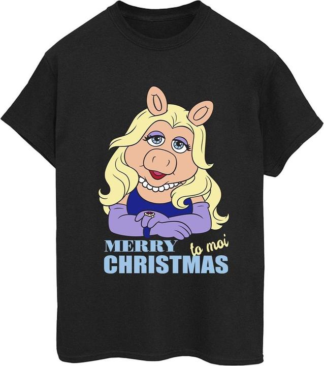 Immagine prodotto Disney Muppets Miss Piggy Queen of Holidays Maglietta Ampia Donna (3XL)