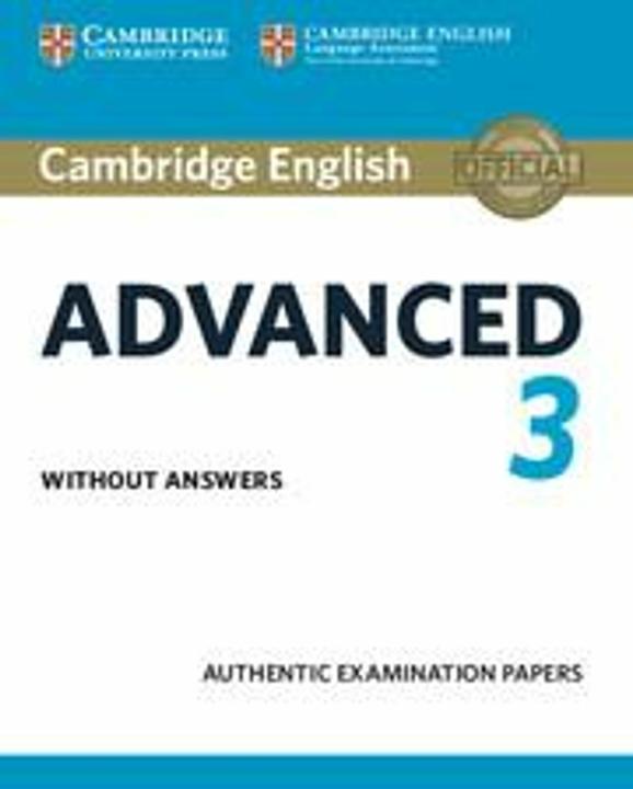 Energy Label Cambridge English Advanced 3 Student's Book without Answers (English, Cambridge ESOL, 2018)