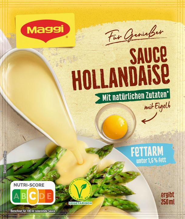 Produktbild Maggi FÜR GENIESSER Sauce Hollandaise fettarm, ergibt