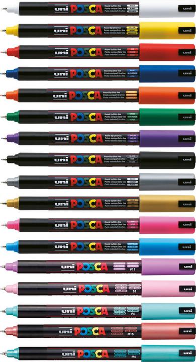 Image du produit Posca Marqueur PC-1MR Fineliner (Aqua Green, 0.70 mm, 1 x)