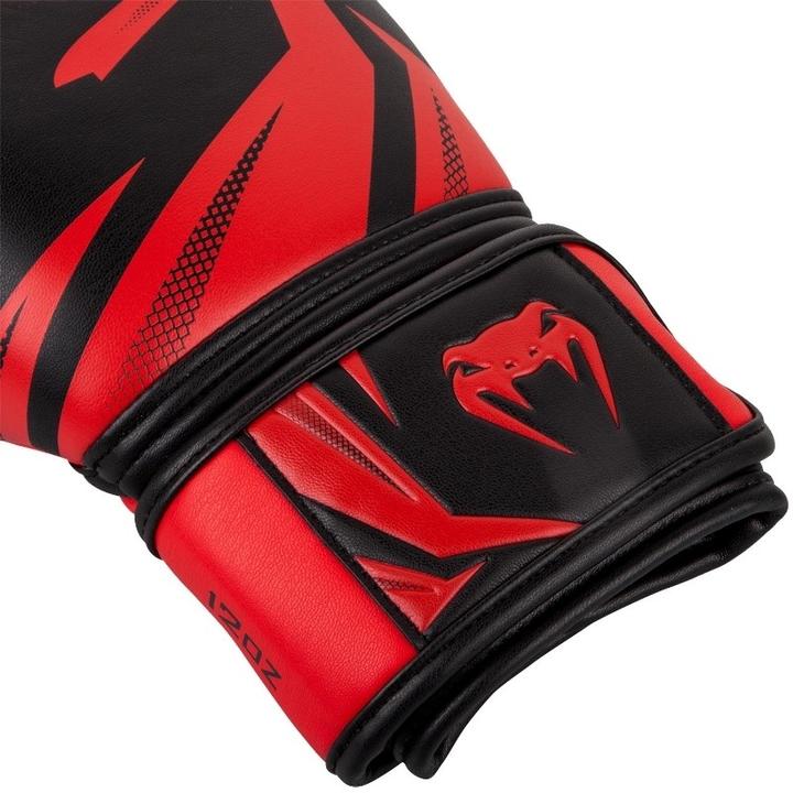 Immagine prodotto Venum Guanti da boxe Challenger 3.0 - Nero/Rosso (16 OZ, Taglia unica)