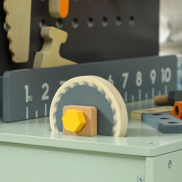 Produktbild Swisshandel24 Kinder Werkbank mit Werkzeug und Zubehör, Werkzeugbank für Kinder 3-6 Jahre