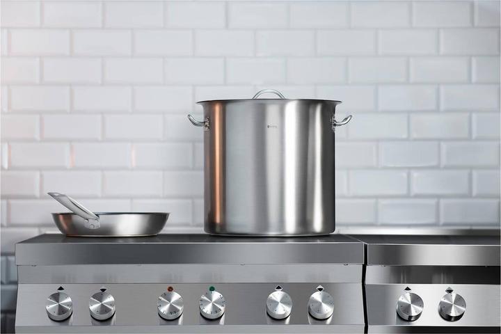 Produktbild Royal Catering Kochtopf Induktion 25 Liter Kochtopf + Deckel Suppentopf Rostfrei Topf Eintopf (32 cm, Kochtopf, Edelstahl)