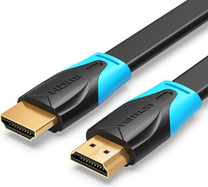 Produktbild Vention Flat HDMI Cable 5m VAA-B02-L500 (Black) (5 m, HDMI)