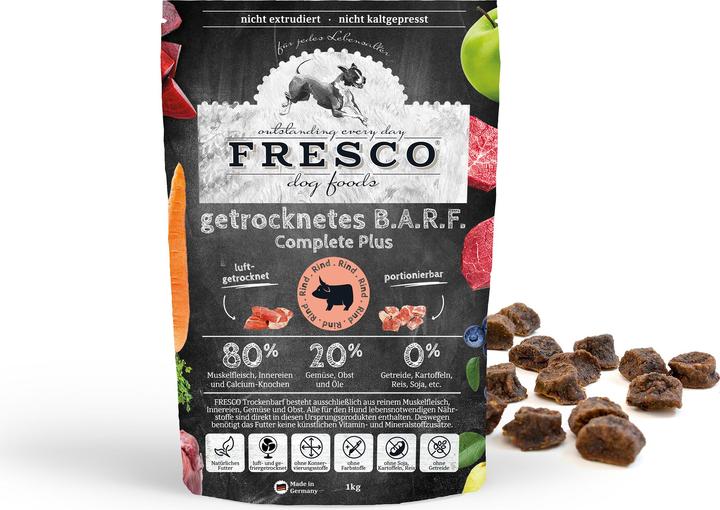 Produktbild Fresco BARF Complete Plus (Junior, Adult, Senior, 1 Stk., 1000 g)