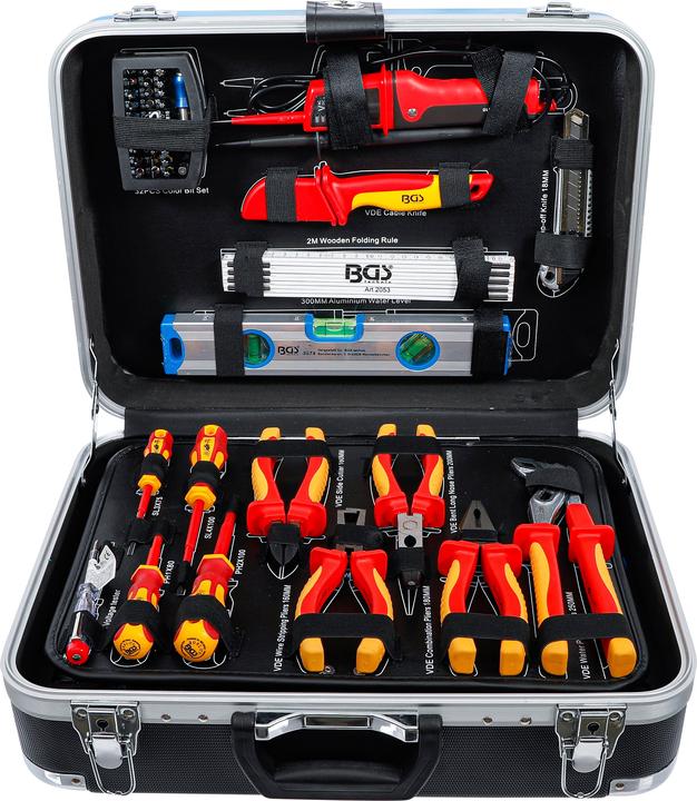 Image du produit BGS Caisse à outils pour électricien 118 pièces (118 pièces)