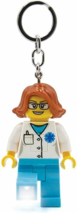 Euromic LEGO - Keychain w/LED - Female Doctor (4006036-LGL-KE185H)