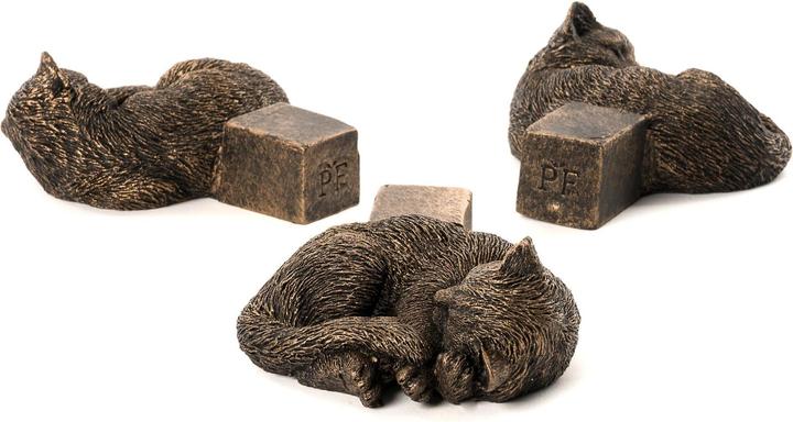 Image du produit Jardinopia Potty Feet Chat qui dort, lot de 3