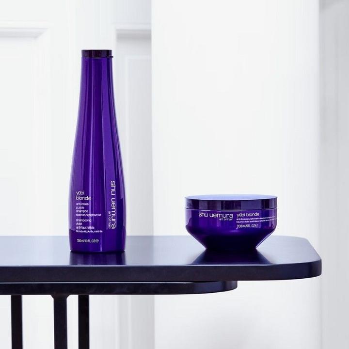 Produktbild Shu Uemura yūbi blonde Anti-Gelbstich Purple Shampoo (300 ml, Flüssiges Shampoo)