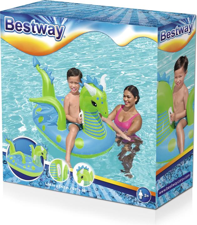 Productafbeelding Bestway Opblaasbaar figuur fantasie draak ride-on