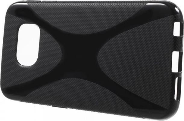 Actual product image MU Classic Elastic plastic cover X-Shape (Samsung Galaxy S6 Edge)