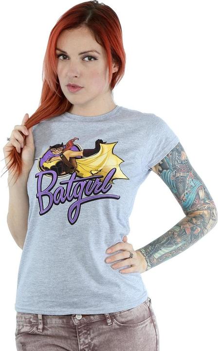 Image du produit Universal Textiles Womens/Ladies Batgirl Badge Heather T-shirt (L)