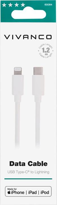 Immagine prodotto Vivanco USB C - Lightning (1.20 m, USB 2.0)