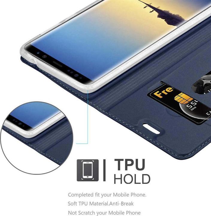 Actual product image Cadorabo Book Classy Style Cover (Samsung Galaxy Note 8)