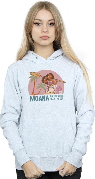 Actual product image Disney Womens/Ladies Moana Read The Sea Hoodie (S)