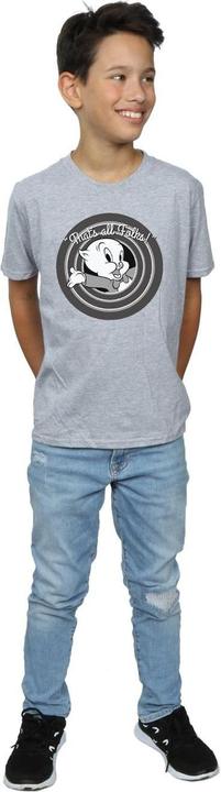 Actual product image Looney Tunes Boys That's All Folks Porky Pig T-Shirt (140, 146)