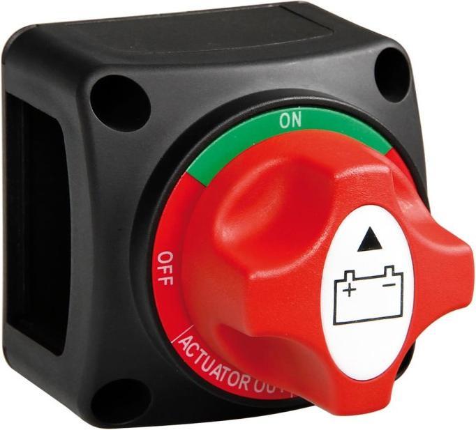 Actual product image Lampa Design Disconnect switch for battery with three positions, 12/50V