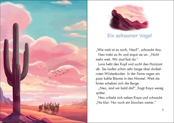 Produktbild Loewe Wildpferde - mutig und frei (Band 3) - Flucht in die Berge (Deutsch, Sabine Giebken, Tobias Goldschalt, Loewe Erstes Selberlesen, 2024)