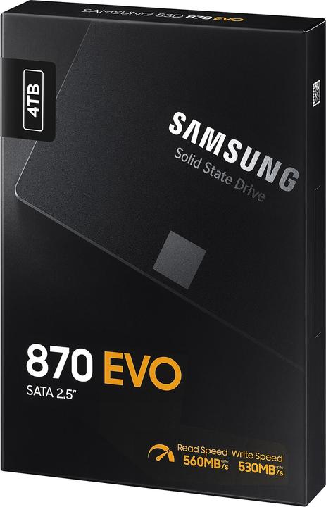 Actual product image Samsung 870 EVO (4000 GB, 2.5")