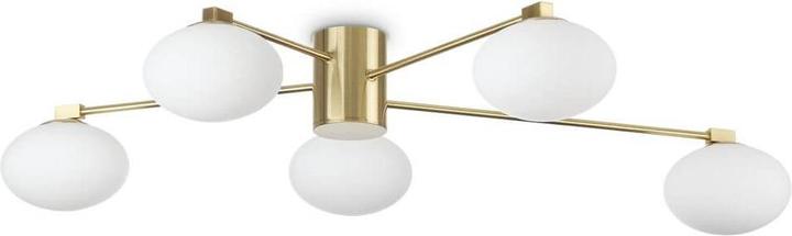 Immagine prodotto Ideal lux HERMES G9 plafoniera 5x ⌀900mm dimmerabile in ottone bianco caldo 288277 (370 lm, G9)